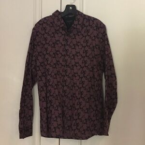 Ted Baker Purple Patterned Shirt